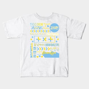 TXT Collage Kids T-Shirt